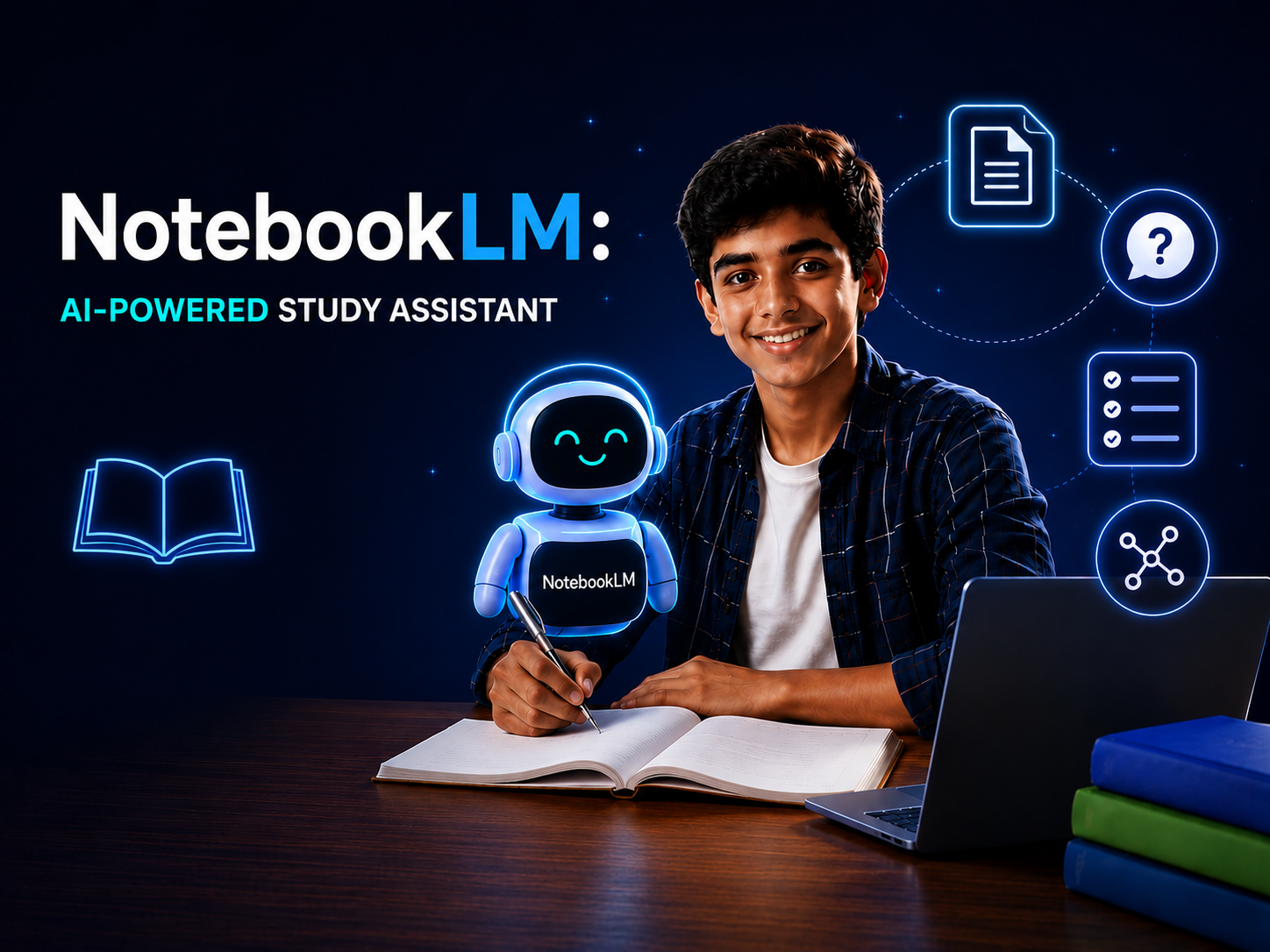 NotebookLM for students using an AI study assistant