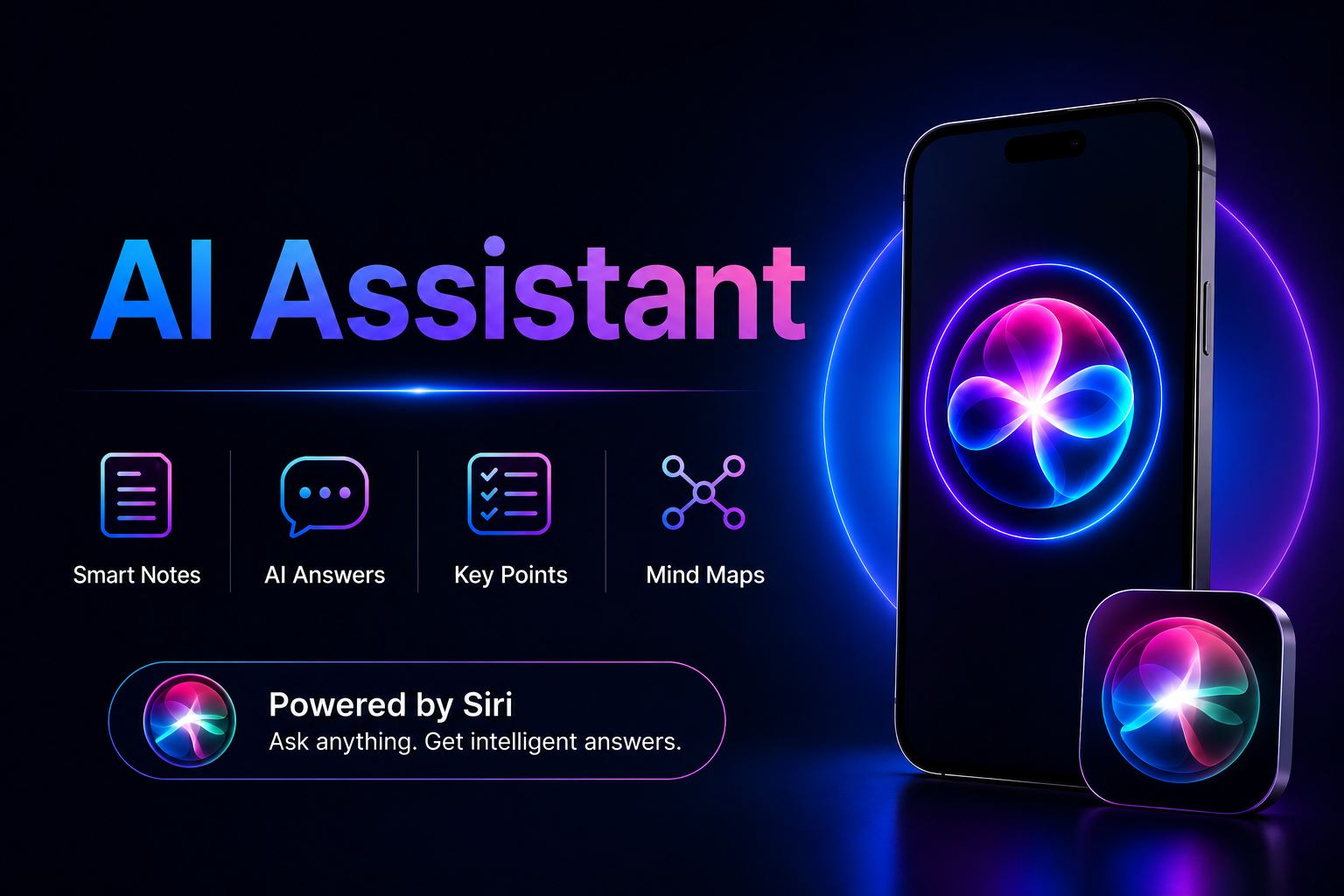 Siri AI upgrade on an iPhone