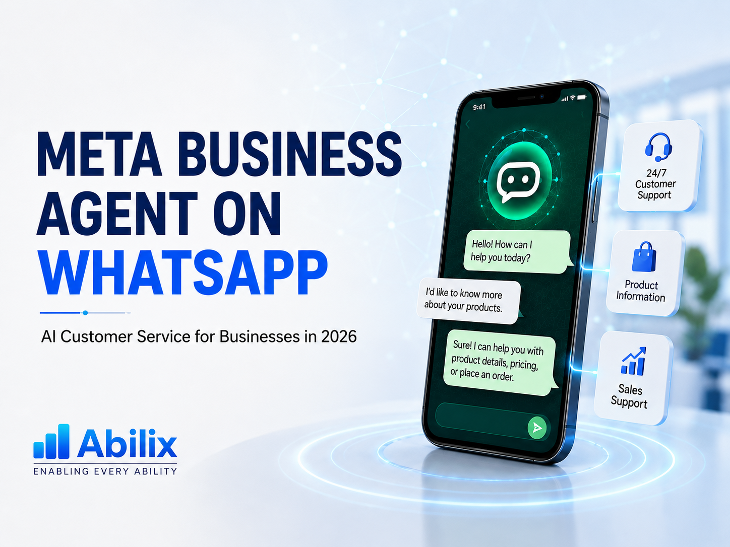 WhatsApp-ലെ Meta Business Agent സംബന്ധിച്ച Abilix Malayalam guide